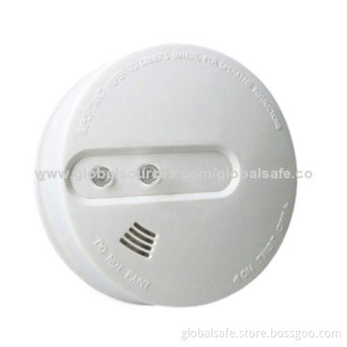 6F22 carbon battery heat smoke alarm detector with red LED flash/433/315mhz